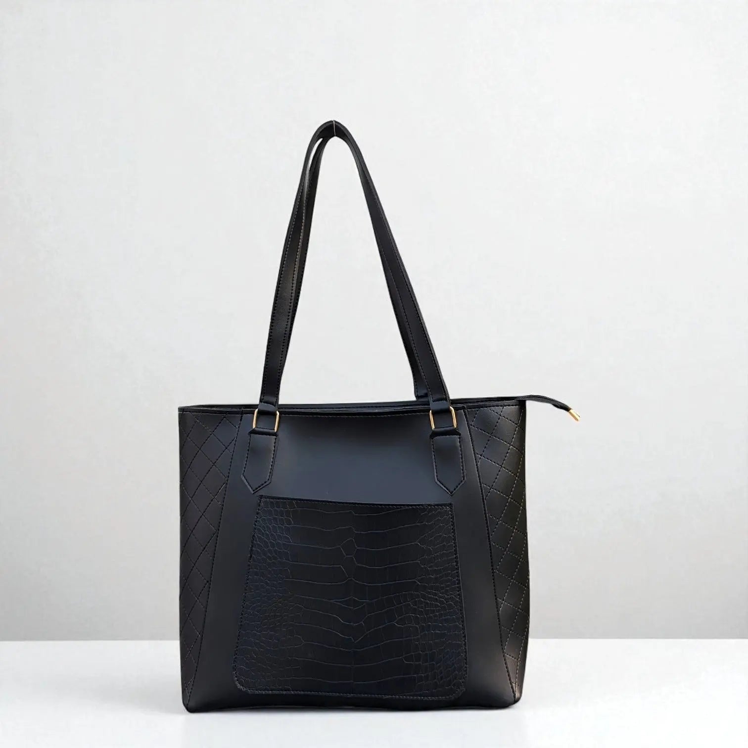 Luxe Elegance Black Tote Bag – Women’s Fashion Shoulder Bag My Store