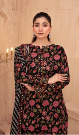 Digital Print Khaddar Unstitched 3 Piece My Store