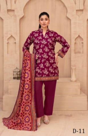 Digital Print Khaddar Unstitched 3 Piece My Store