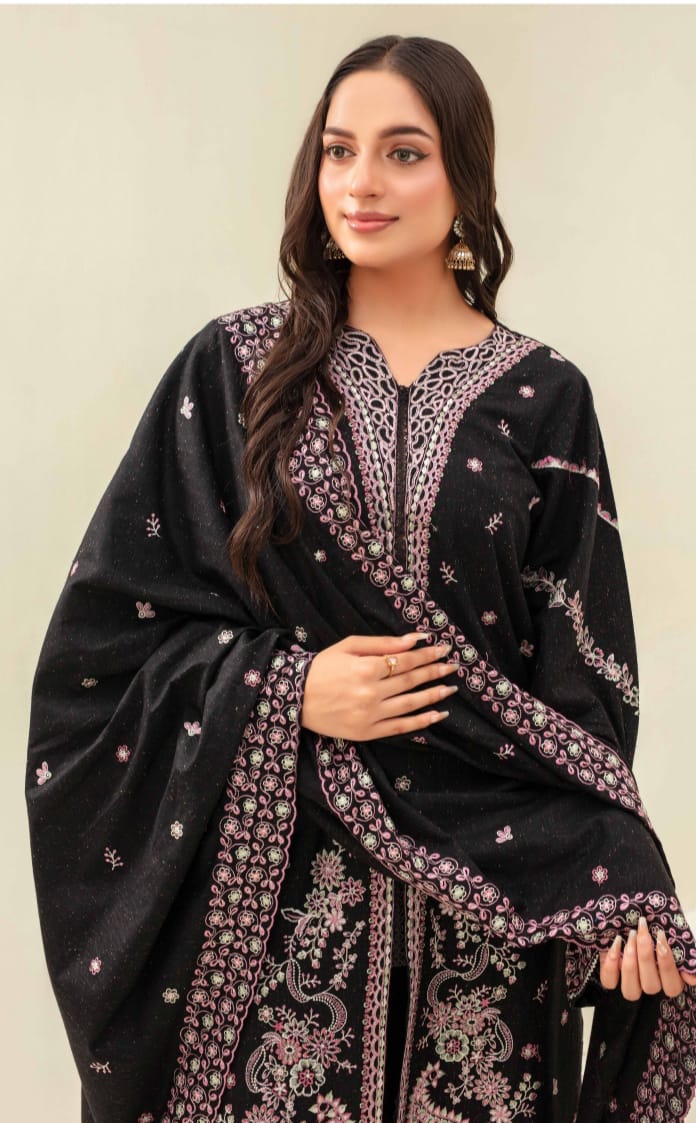 Karandi Dyed based Embroidered Multi Neps My Store