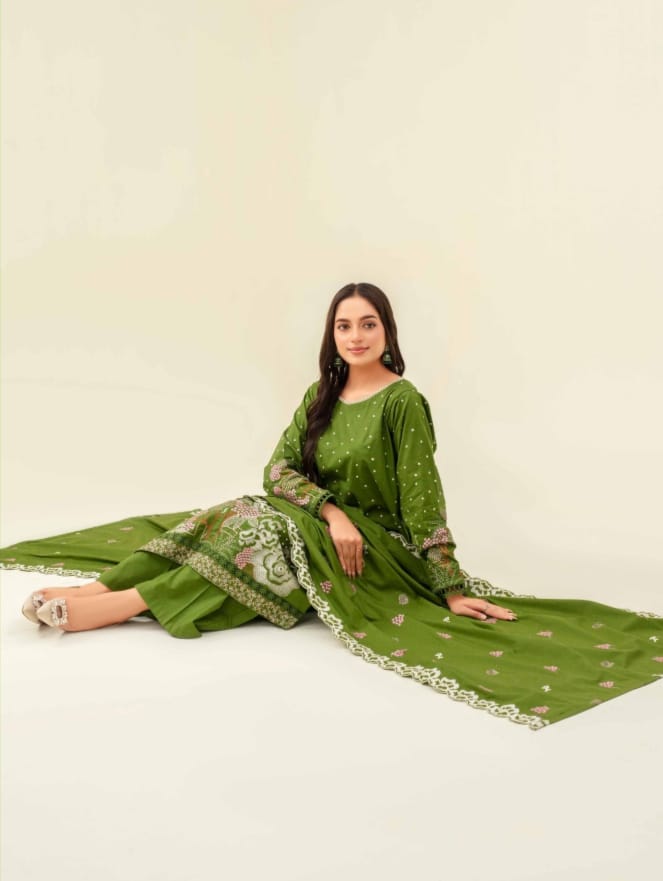 3 Piece Karandi Dyed based Embroidered Multi Neps My Store