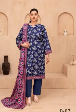 Digital Print Khaddar Unstitched 3 Piece My Store