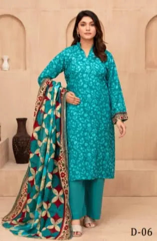 Digital Print Khaddar Unstitched 3 Piece My Store