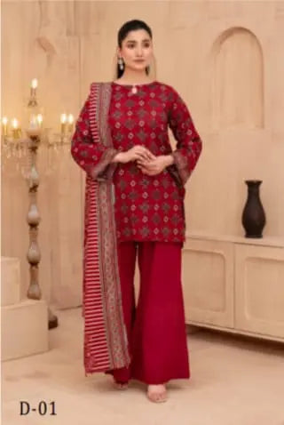 Digital Print Khaddar Unstitched 3 Piece My Store