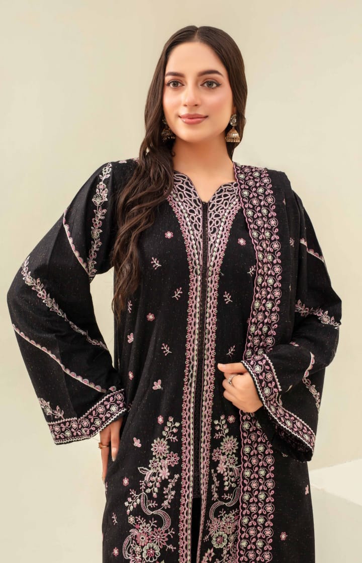 Karandi Dyed based Embroidered Multi Neps My Store