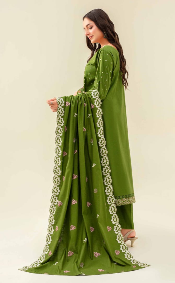 3 Piece Karandi Dyed based Embroidered Multi Neps My Store