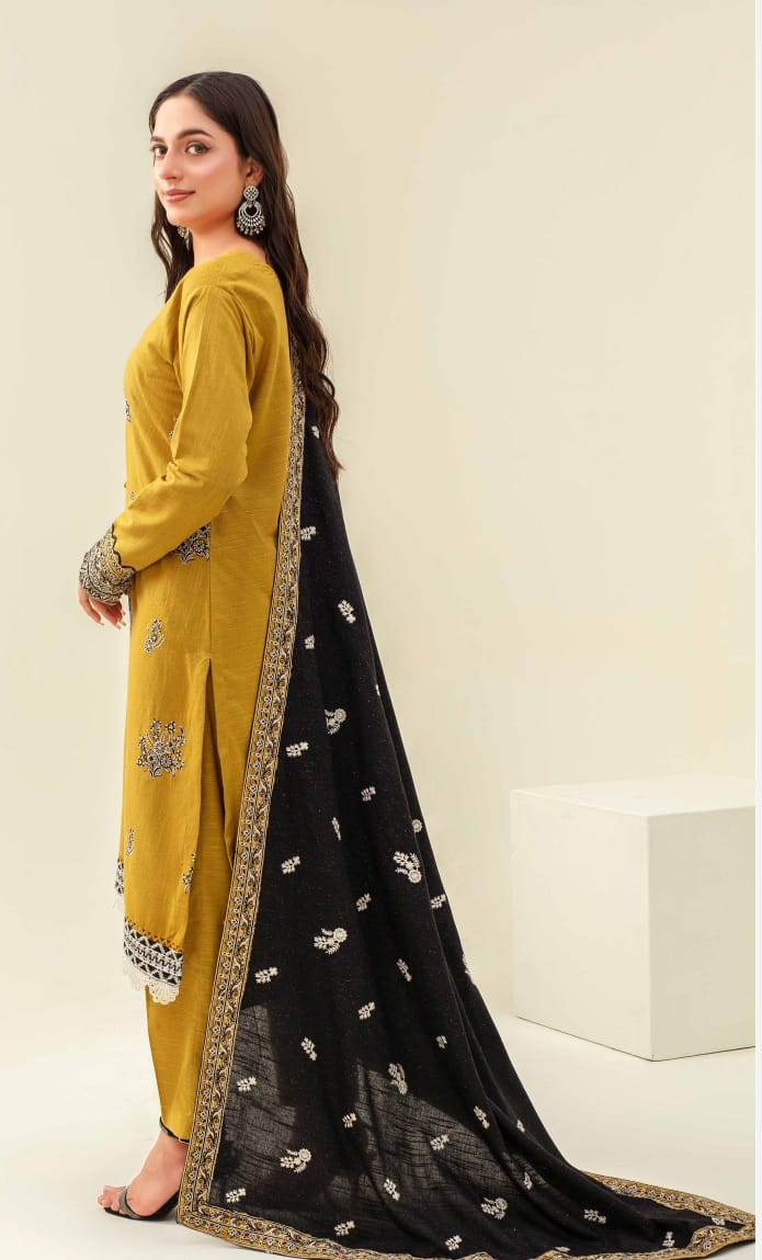 3 Piece Karandi Dyed based Embroidered Multi Neps My Store