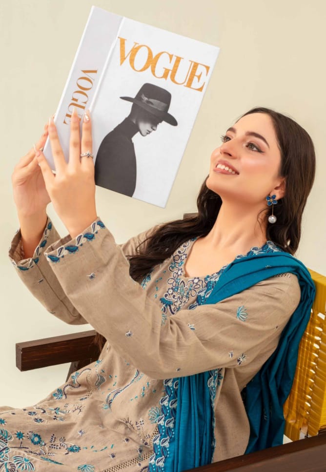 3 Piece Karandi Dyed based Embroidered Multi Neps My Store